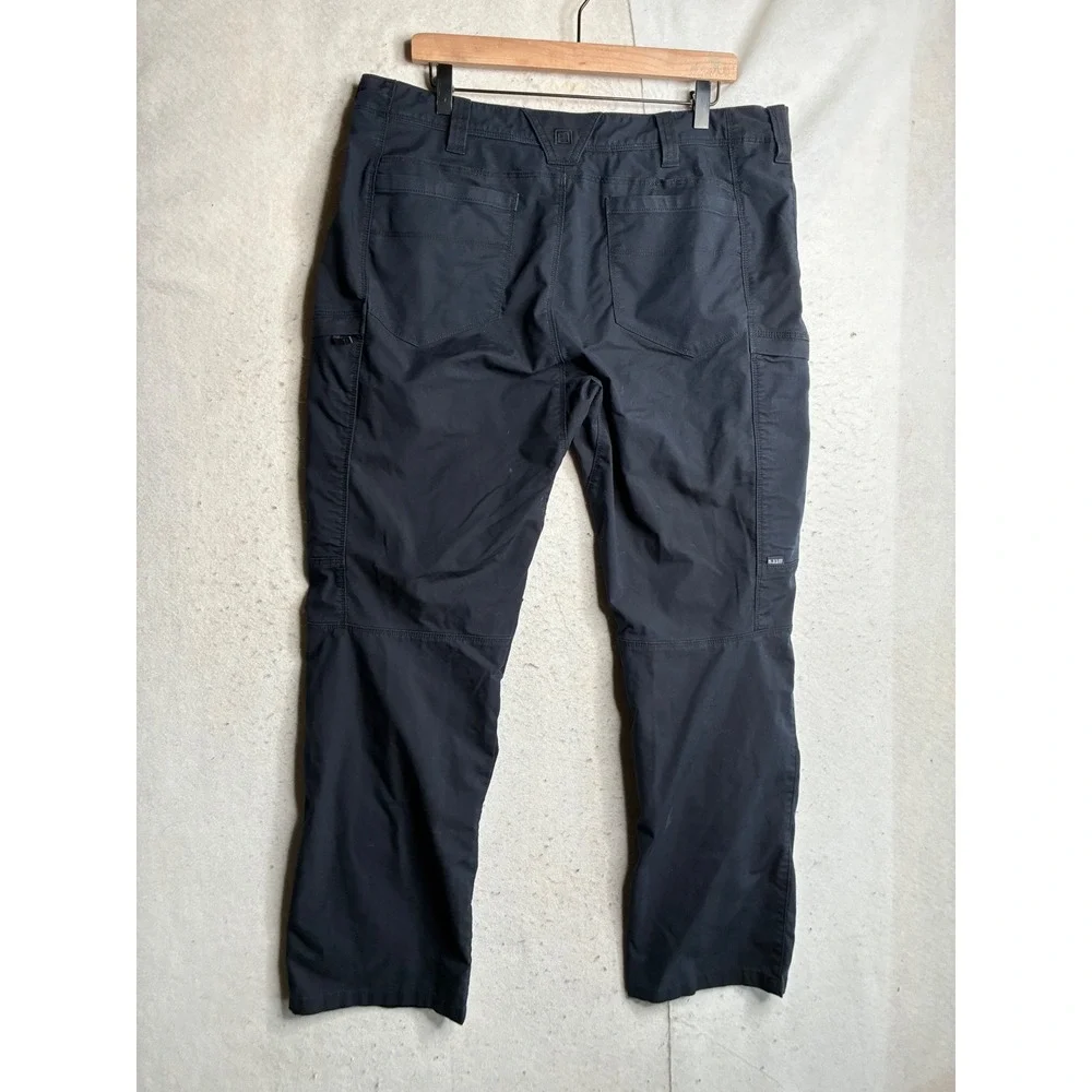 5.11 Tactical Mens Apex Black Cargo Pants Size 38x32 Utility Work Trousers 74369